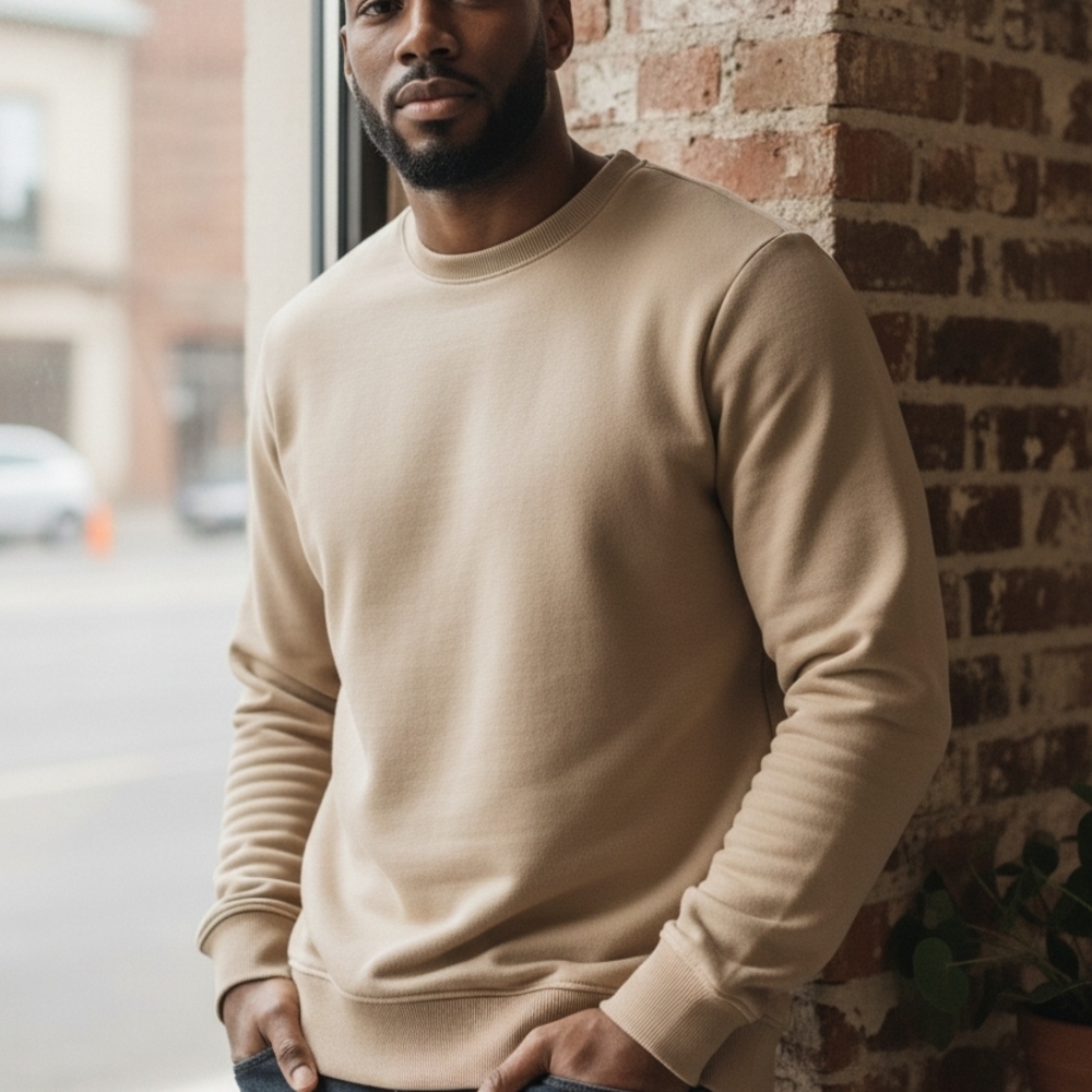 Men's Tan Sweater